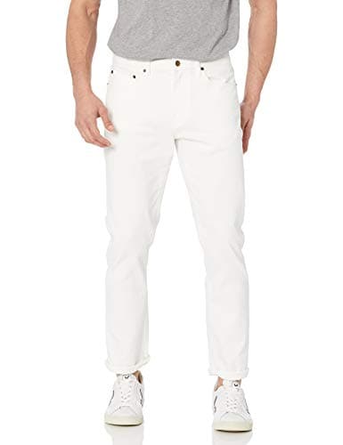 Amazon Essentials Men's Slim-Fit Jeans - Discontinued Colors, Bright White, 30W x 28L - Image 1
