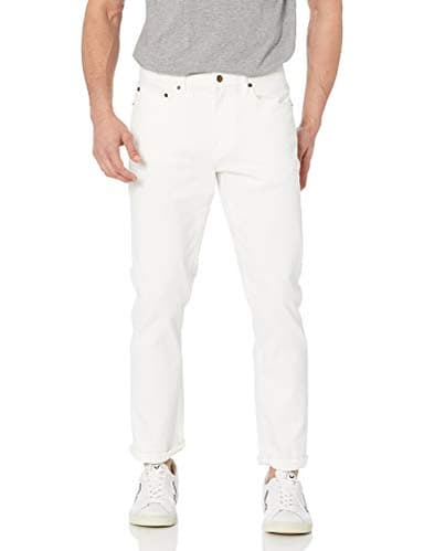 Amazon Essentials Men's Slim-Fit Jeans - Discontinued Colors, Bright White, 30W x 28L - Image 1