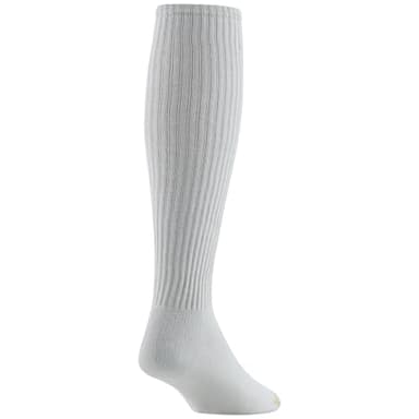 GOLDTOE Men's Ultra Tec Performance Over-The-Calf Athletic Socks, Multipairs, White (3-Pairs), Large - Image 4