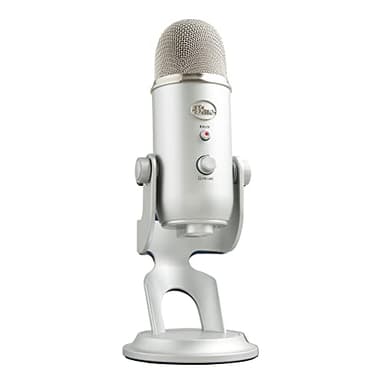 Logitech Creators Blue Yeti USB Microphone for Gaming, Streaming, Podcast, YouTube, Discord, PC, Studio Sound, Plug & Play-Silver - Image 2