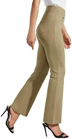 Willit Women's Yoga Dress Pants Bootcut Work Slacks Stretch Office Casual Flare Pants Petite/Regular 4 Pockets 28"/30" - Image 4