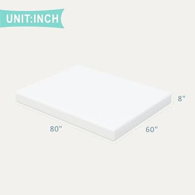 Queen Mattress, 8-inch, Gel Memory Foam [Premium Version] Medium-Firm, Queen Size Mattresses Bed in a Box, Fiberglass Free, Cooling Sleep & Pressure Relief, Certified Safe Foams & Fabric - Image 2