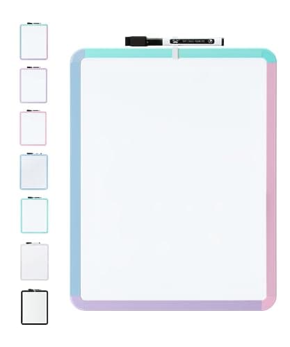 Mr. Pen- Dry Erase Board, 14” x 11” with a Black Dry Erase Marker, Small Mini White Board for Students - Image 1