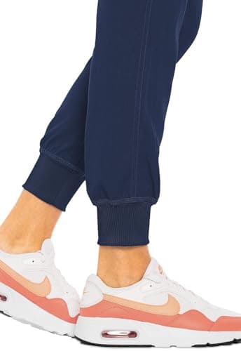 Med Couture Scrub Pants for Women Jogger Pant with 5 Pockets, Lightweight, Ultra Soft, 2-Way Stretch Fabric - MC7710, XL, Navy - Image 5