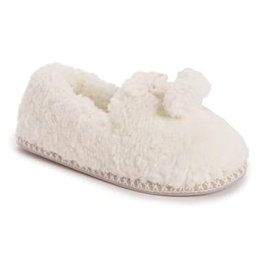 MUK LUKS Women's Rylee Mae Slipper, White, XL - Image 1