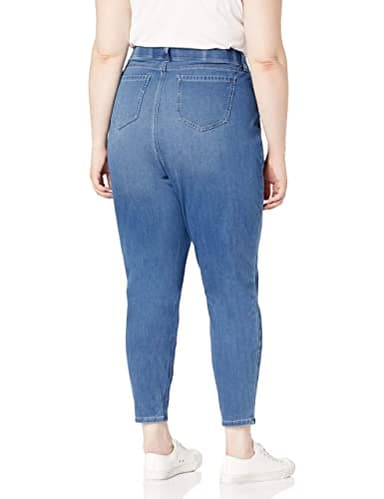 Amazon Essentials Women's Pull-On Stretchy Knit Jegging (Available in Plus Size), Light Wash, Large Short - Image 6