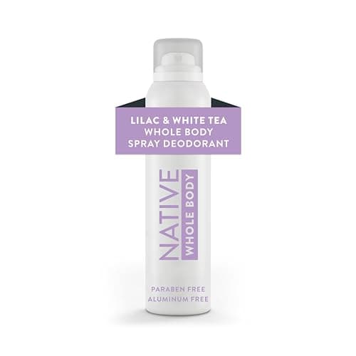Native Whole Body Deodorant Spray Contains Naturally Derived Ingredients, Deodorant for Women & Men | 72 Hour Odor Protection, Aluminum Free with Coconut Oil and Shea Butter | Lilac & White Tea - Image 1