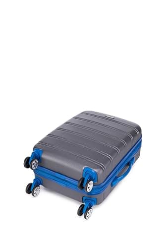 Rockland Melbourne Hardside Expandable Luggage with Spinner Wheels, Grey, 20"/14" 2pc Set - Image 10
