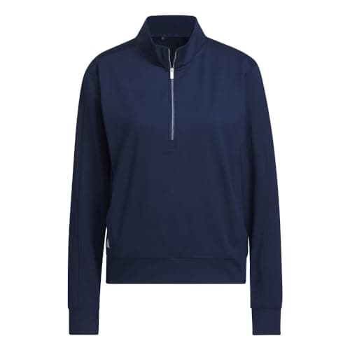 adidas Women's Ultimate365 Half-Zip Layering Top, Collegiate Navy, Small - Image 1