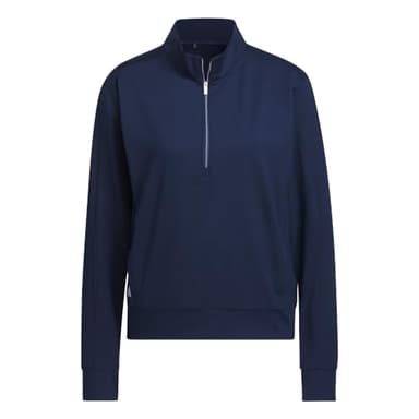 adidas Women's Ultimate365 Half-Zip Layering Top, Collegiate Navy, Small - Image 1