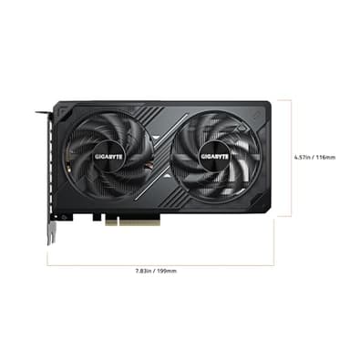 GIGABYTE GeForce RTX 5060 WINDFORCE OC 8G Graphics Card, 8GB 128-bit GDDR7, PCIe 5.0, WINDFORCE Cooling System, GV-N5060WF2OC-8GD Video Card - Image 6