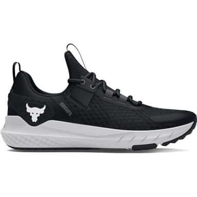 Under Armour Men's Project Rock Blood Sweat Respect 4, (001) Black/Castlerock/White, 10.5, US - Image 6