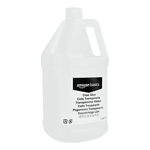 Amazon Basics All Purpose Washable School Clear Liquid Glue - Great for Making Slime, 128 fl oz - Image 1