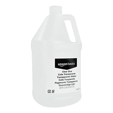 Amazon Basics All Purpose Washable School Clear Liquid Glue - Great for Making Slime, 128 fl oz - Image 1