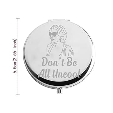 Zuo Bao TV Show Lovers Makeup Mirror Don't Be All Uncool Compact Mirror Housewife Gift （Don't Be All Uncool） - Image 2
