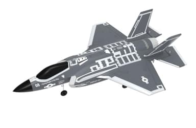 DEERC F35 4 Channel Brushless RC Plane for Adults Remote Control Airplane EDF Fighter Jet,2.4GHz 6-axis Gyro Stabilizer EPP RTF Hobby Glider Aircraft Plane Easy to Fly for Advance Player - Image 9