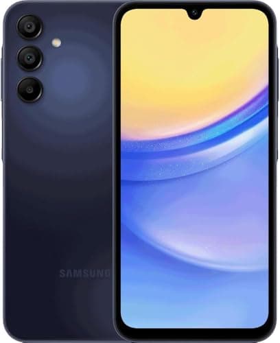 Samsung Galaxy A15 5G SM-A156U 128GB 4GB RAM Unlocked Blue 6.5” Super AMOLED 90Hz Display Triple Camera Android Smartphone (Renewed)