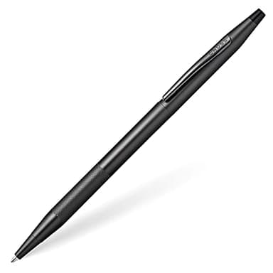 Cross Classic Century Refillable Ballpoint Pen Presented in a Luxury Gift Box - Medium Point, Black Ink, Black Micro-knurl - Image 1