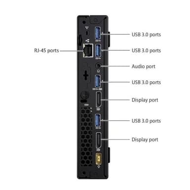 Lenovo ThinkCentre M715Q Mini Tiny Desktop PC w/FHD Monitor, AMD PRO A12-9800E, 16GB RAM, 512GB SSD, Displayport, RJ-45, WiFi, Bluetooth, Windows 10 Pro(Renewed) - Image 6