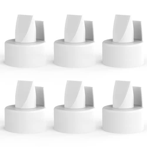 [6-Count] Papablic Duckbill Valves for Spectra and Medela, Replaceable Duckbill Valves for Spectra S1 Spectra S2 valves and Medela Pump in Style, BPA/DEHP Free White - Image 1