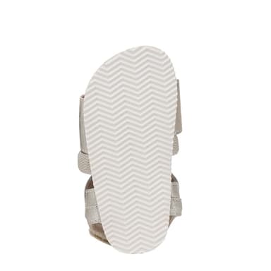 Dr. Scholl's Shoes Islander Toddler Flat Sandal Silver Stretch Gore 12 M - Image 9