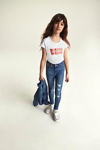 Levi's Girl's Denim Trucker Jacket, Bristol, 6 - Image 9