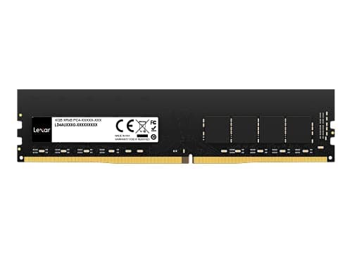 Lexar 16GB Single DDR4 UDIMM RAM 3200MT/s CL22 288-Pin Desktop Memory, Black (LD4AU016G-B3200GSST) - Image 1