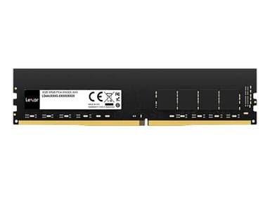 Lexar 16GB Single DDR4 UDIMM RAM 3200MT/s CL22 288-Pin Desktop Memory, Black (LD4AU016G-B3200GSST) - Image 1