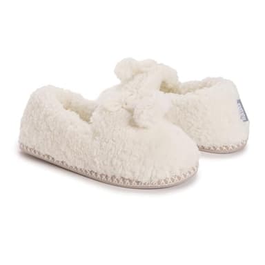 MUK LUKS Women's Rylee Mae Slipper, White, XL - Image 5