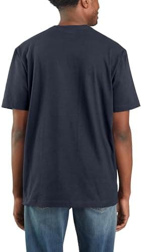 Carhartt Mens Loose Fit Heavyweight Short-Sleeve Pocket T-Shirt (Also Available in Big & Tall - Image 4