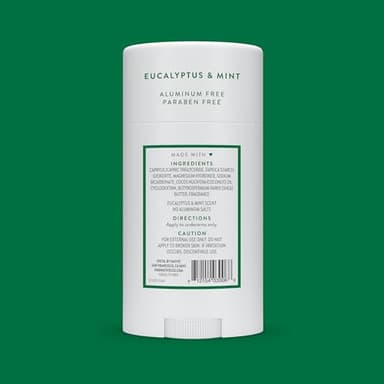 Native Aluminum-Free Clean Deodorant with Natural Derived Ingredients, 72HR odor control | Deodorant for Women and Men, With Baking Soda, Coconut Oil, Shea Butter | Eucalyptus & Mint - Image 7