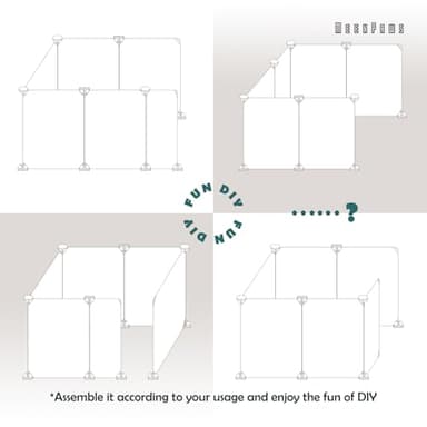 MEEXPAWS Cat Litter Box Enclosure Splash Guard Extra Large 28L × 21.5W x 18H inch, Light Weight Plastic Sheets with Cat Litter Mat Easy Clean (White) - Image 6