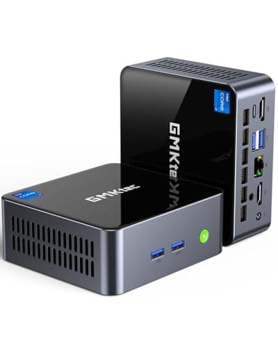 GMKtec Mini PC Intel Core i7-1195G7 (up to 5.0 GHz) 16GB DDR4 1TB SSD Desktop Mini Computers WiFi 6, BT 5.2/ DP, HDMI/RJ45 2.5G/USB4.0 - Image 1