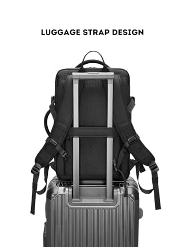 POIXM Vacuum Seal Compression Backpack Travle Backpack 60L Expandable Vacpack with USB Charging Port, Carry-On Suitcase Luggage Water-Resistant (Vacuum Pump Included) - Image 8