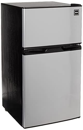 RCA RFR836 3.2 Cu Ft 2 Door Fridge and Freezer, Stainless Steel - Image 1
