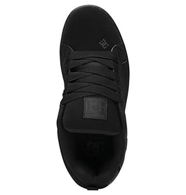 DC mens Court Graffik Casual Skate Shoe, Black/Black/Black, 11.5 US - Image 6