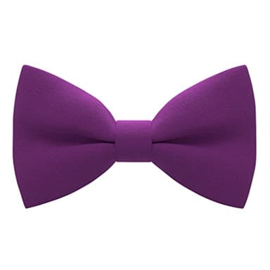 Bow Tie House Babies Classic Pre-Tied Bow Tie Formal Solid Tuxedo (Small, Sangria) - Image 1