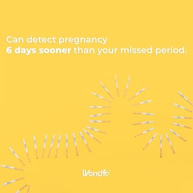 Wondfo Early Result Pregnancy Test Strips - Get Results 6 Days Sooner Than Missed Period-Sensitive and high-Accuracy HCG Testing Kit at 10 MIU/ml Cut-Off -[25 Packs] - Image 4