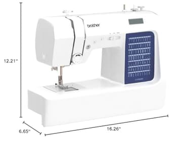 Brother CS7000X Computerized Sewing and Quilting Machine, 70 Built-in Stitches, LCD Display, Wide Table, 10 Included Feet, White - Image 4