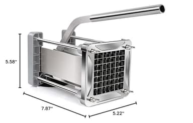 French Fry Cutter, Sopito Professional Potato Cutter Stainless Steel with 1/2-Inch Blade Great for Potatoes Carrots Cucumbers - Image 9