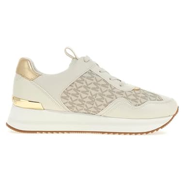 Michael Kors Women's Raina Trainer, Vanilla, 5 - Image 6