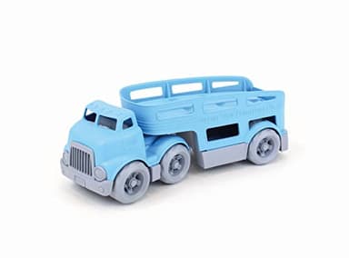 Green Toys Car Carrier, Blue - Pretend Play, Motor Skills, Kids Toy Vehicle. No BPA, phthalates, PVC. Dishwasher Safe, Recycled Plastic, Made in USA. - Image 8