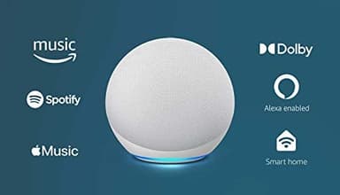 Amazon Echo (newest model), Alexa speaker with premium sound, Ideal for large bedrooms, living rooms and kitchens, Glacier White - Image 10