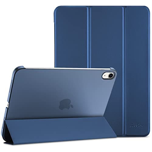 ProCase for iPad (A16) 11th Generation 11 Inch 2025/ iPad 10th Generation 10.9 Inch 2022 Case, Slim Smart Cover with Translucent Hard Shell Back, Supports Touch ID, Auto Wake/Sleep -Navy - Image 1