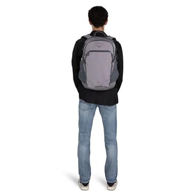 Osprey Axis Laptop Backpack - Sleek, Urban-Ready Everyday Pack with Laptop Sleeve, Dual Water Bottle Pockets, and Compression Straps - Ideal for College, Commutes, and Casual Travel, Black/Coal Grey - Image 10
