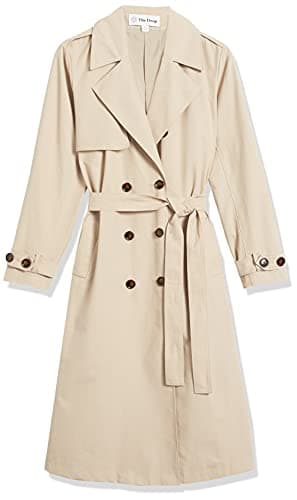 The Drop Women's Noa Trench Coat, Hummus, S - Image 6