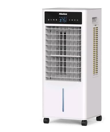 Abolee Evaporative Air Cooler, Portable Evaporative Air Cooler for Bedroom, 2.4Gal Tank with Fan & Humidifier, Remote, 4 Ice Packs, 3 Speeds, 4 modes, 12H Timer, for Room Indoors - Image 1