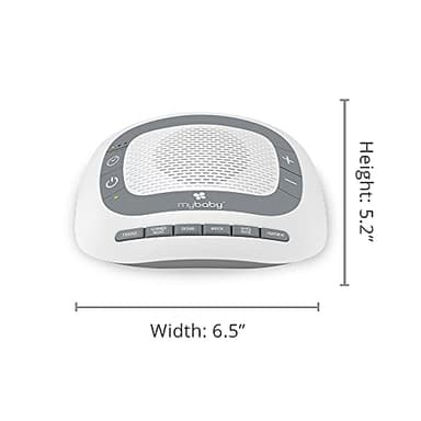MyBaby SoundSpa White Noise Machine for Babies | 6 Soothing Lullabies for Newborns, Sound Therapy for Travel, Relaxing, Kids, Newborns, Baby Songs, Adjustable Volume, Auto-off Timer, By HoMedics - Image 8