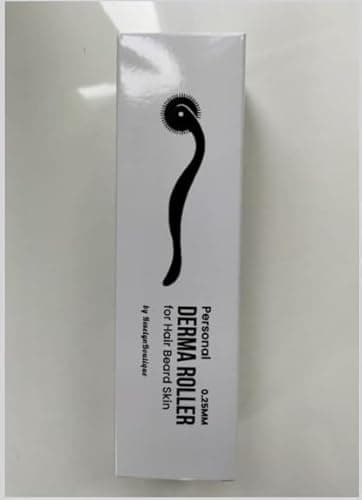 ROSELYNBOUTIQUE Derma Roller for Hair Beard Facial Skin Face 540 Microneedles At-Home Beauty Instrument White Holiday Gift for Men Women - Image 8