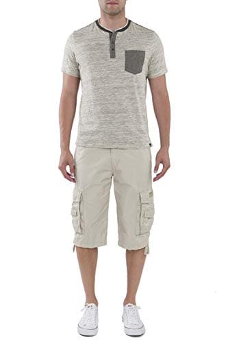Unionbay Men's Cordova Belted Messenger Cargo Short - Reg and Big and Tall Sizes, Sand, 42 - Image 2